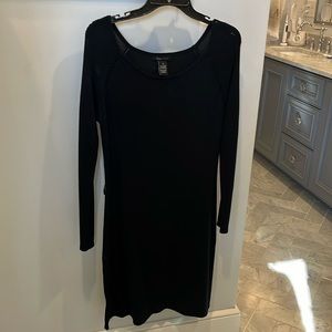 BCBG black sweater dress